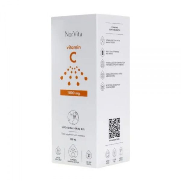 NORVITA maisto papildas LIPOSOMAL VITAMIN C 1000 mg, 100 ml