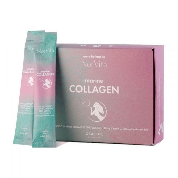 NORVITA maisto papildas MARINE COLLAGEN ORAL GEL, 21 pak.