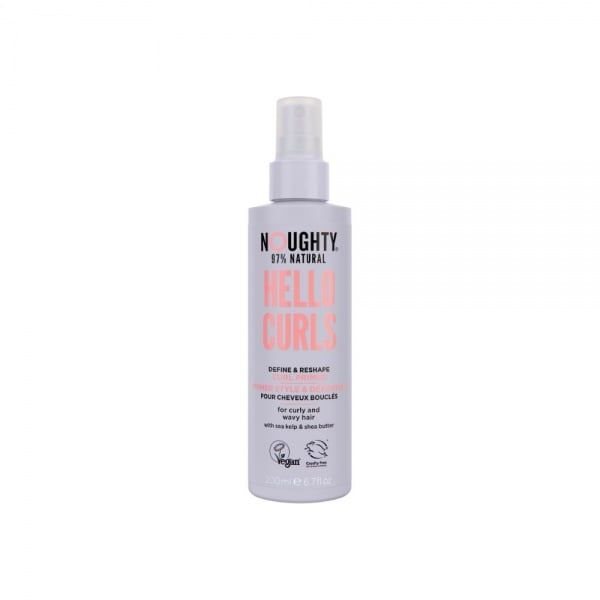 NOUGHTY Hello Curls Primer purškiama formavimo priemonė garbanotiems ir banguotiems plaukams, 200 ml