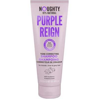Noughty Purple Reign geltoną plaukų atspalvį koreguojantis šampūnas, 250 ml