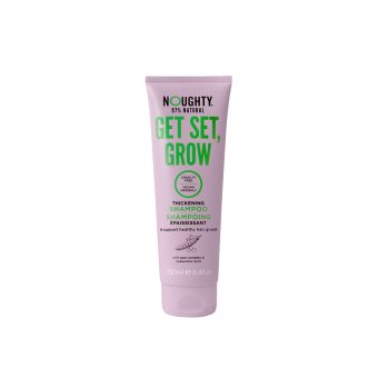 NOUGHTY tankinamasis šampūnas su hialurono rūgštimi ir žirnių kompleksu GET SET GROW, 250 ml