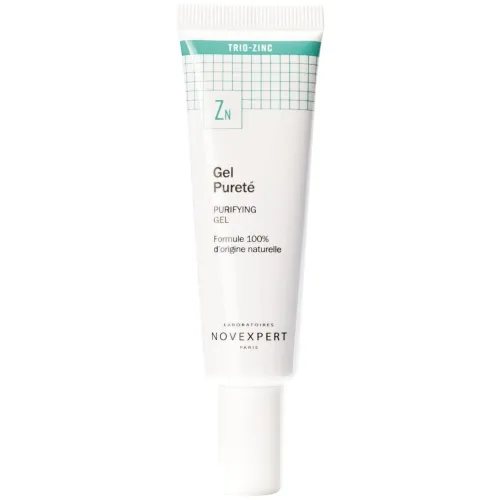 NOVEXPERT drėkinamasis gelinis veido kremas su TrioZinc kompleksu, 30 ml