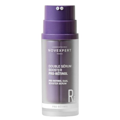 NOVEXPERT dvepojo poveikio serumas su bakučioliu+pro-retinoliu ir 10% AHA+PHA rūgštimis, 30 ml