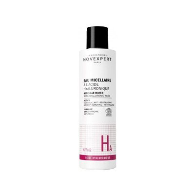 NOVEXPERT micelinis valomasis vanduo su hialurono rūgštim, 200 ml