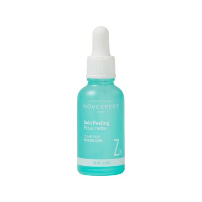 NOVEXPERT šveičiamasis naktinis serumas į bėrimus linkusiai odai su AHA ir PHA rūgštimis, 30 ml