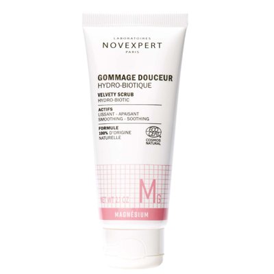 NOVEXPERT švelnus kreminis veido šveitiklis su magniu, 60 ml