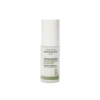 NOVEXPERT šviesinamasis odos serumas su žaliosios arbatos polifenoliais, 30 ml