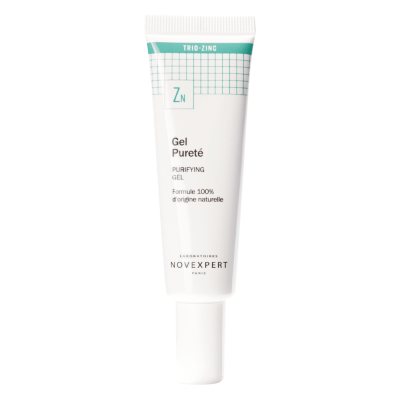 NOVEXPERT valomasis veido gelis riebiai mišriai odai TRIO-ZINC, 30 ml