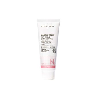 NOVEXPERT valomoji veido kaukė Detox su rožiniu moliu ir magniu, LT-EKO-001, 75 ml