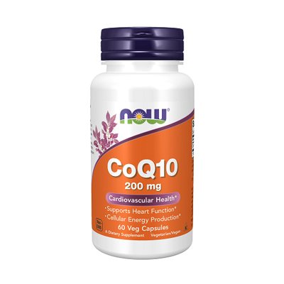 NOW CoQ10 200mg 60 Veg. Kapsulių