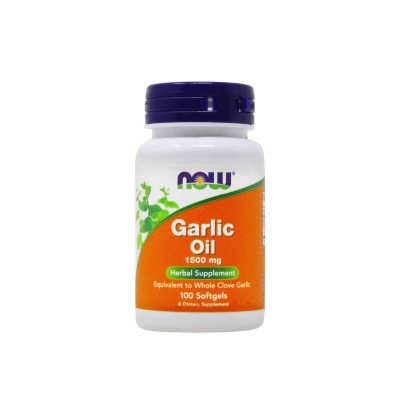 NOW Garlic Oil 1500 mg minkštosios kapsulės N100