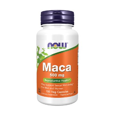 NOW Maca 500mg 100 Veg. Kapsulių