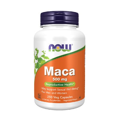 NOW Maca 500mg 250 Veg. Kapsulių