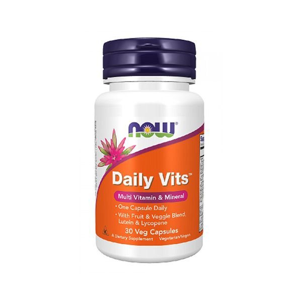 NOW maisto papildas DAILY VITS MULTI, 30 kaps.
