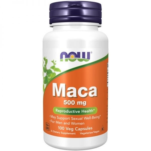 NOW maisto papildas MACA 500 mg, 100 kaps.