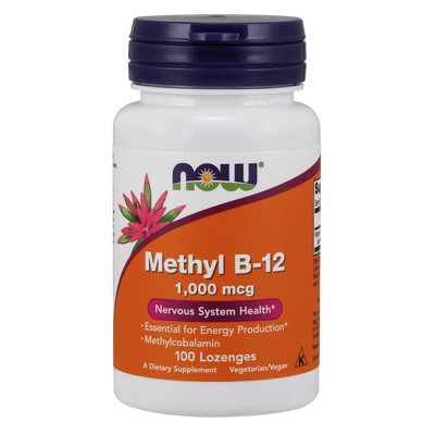 NOW Methyl B-12 1000mcg 100 Pastilių