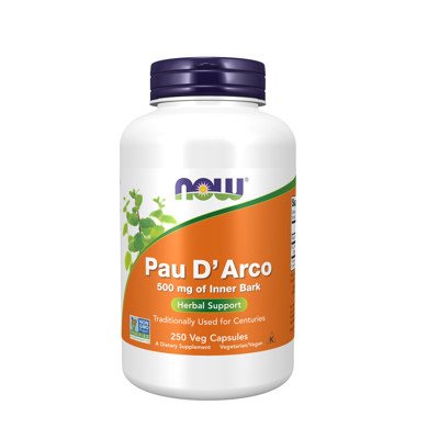 NOW Pau D'Arco 500 mg 250 Kapsulių