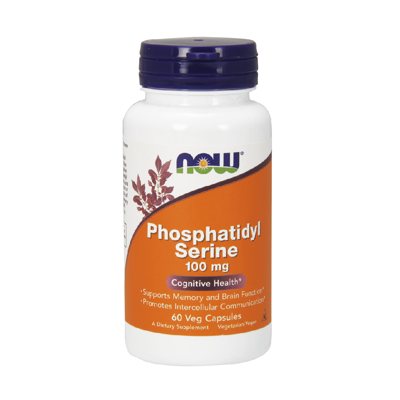 NOW Phosphatidyl Serine 100mg 60 Veg. Kapsulių