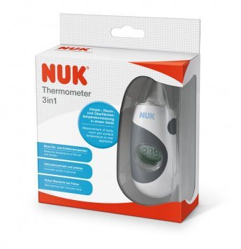 NUK elektroninis kūdikių termometras "3 in 1"