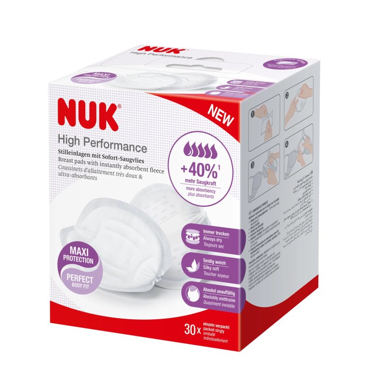 NUK įdėklai į liemenėlę High Performance N30