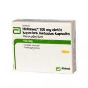 Nuo viduriavimo HIDRASEC 100 mg, 10 kaps.