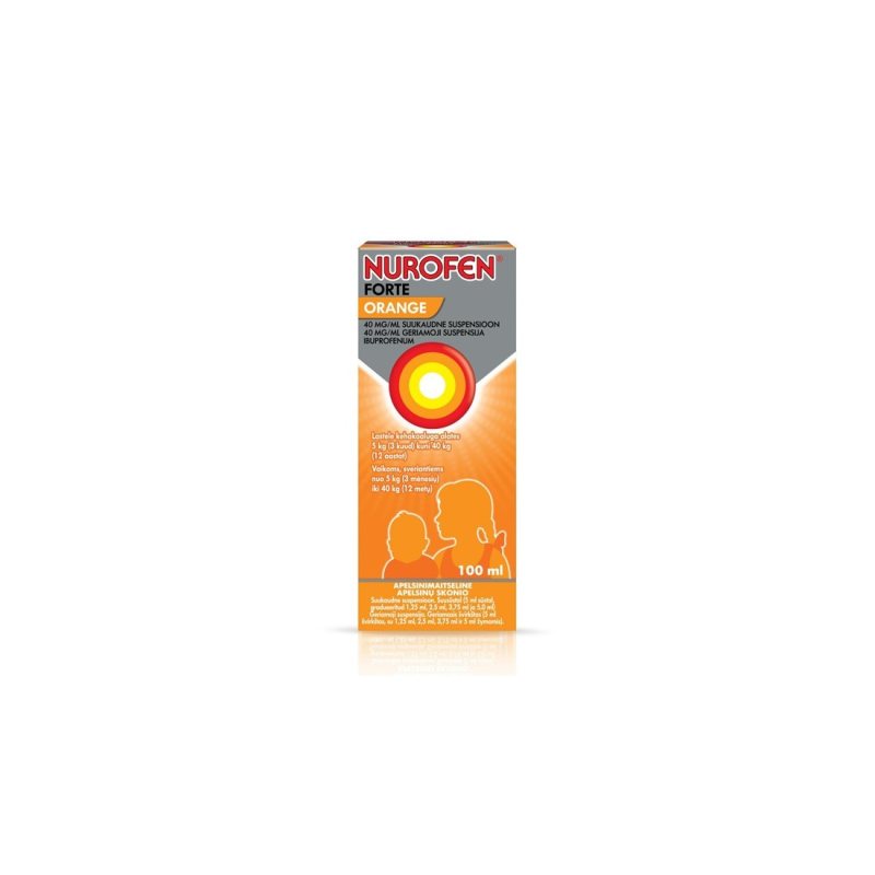 NUROFEN FORTE ORANGE GERIAM. SUSP. 40MG/ML, 100 ml