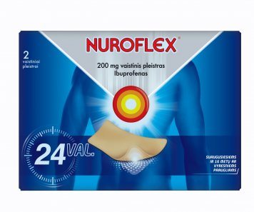 NUROFLEX 200 mg vaistinis pleistras N2