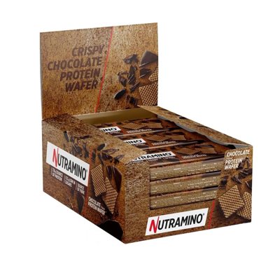 Nutramino Proteino Vafliukai Šokolado skonio, 12 x 39 g