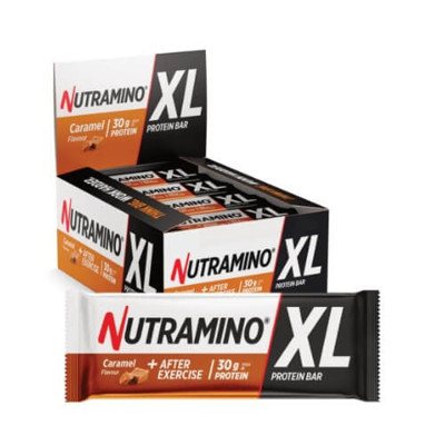 Nutramino XL Proteino Batonėliai Karamelės skonio, 16 x 74 g