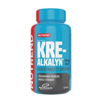 NUTREND kreatino monohidratas KRE-ALKALYN, 120 kapsulių