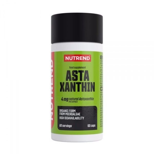 NUTREND maisto papildas ASTAXANTHIN, 60 kaps.