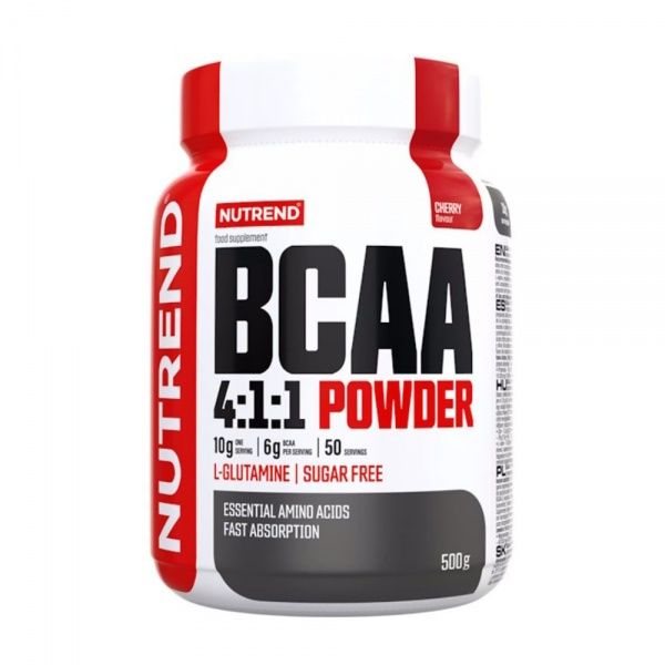 NUTREND maisto papildas BCAA 4:1:1 POWDER, vyšnių skonio, 500 g
