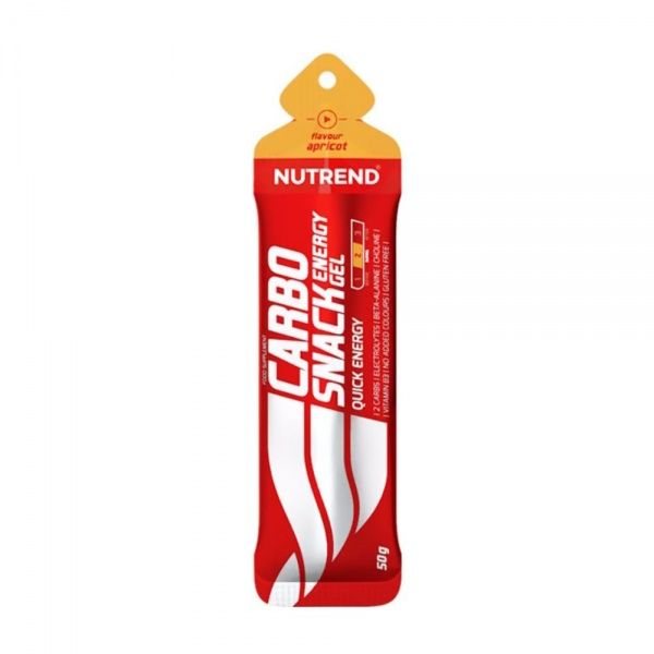 NUTREND maisto papildas CARBOSNACK, abrikosų skonio, 50 g