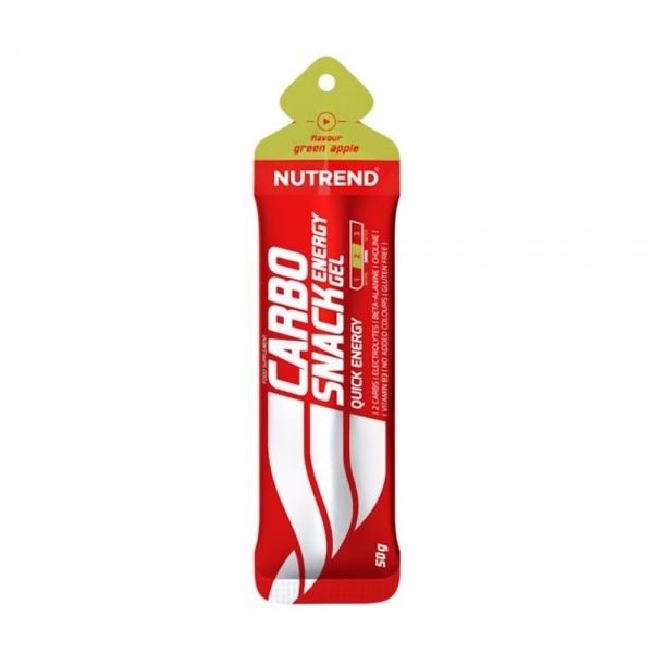 NUTREND maisto papildas CARBOSNACK, obuolių skonio, 50 g