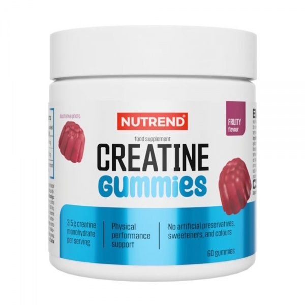 NUTREND maisto papildas CREATINE GUMMIES, vaisių skonio, 60 guminukų