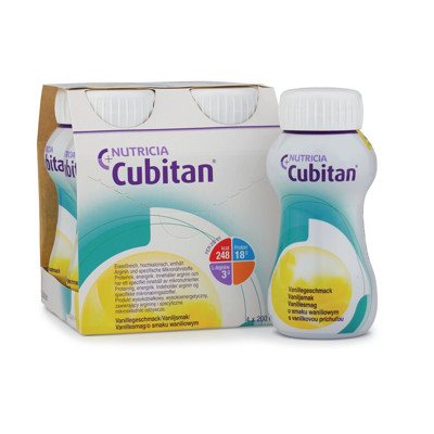 NUTRICIA CUBITAN, vanilės skonio, 4 vnt., 200 ml