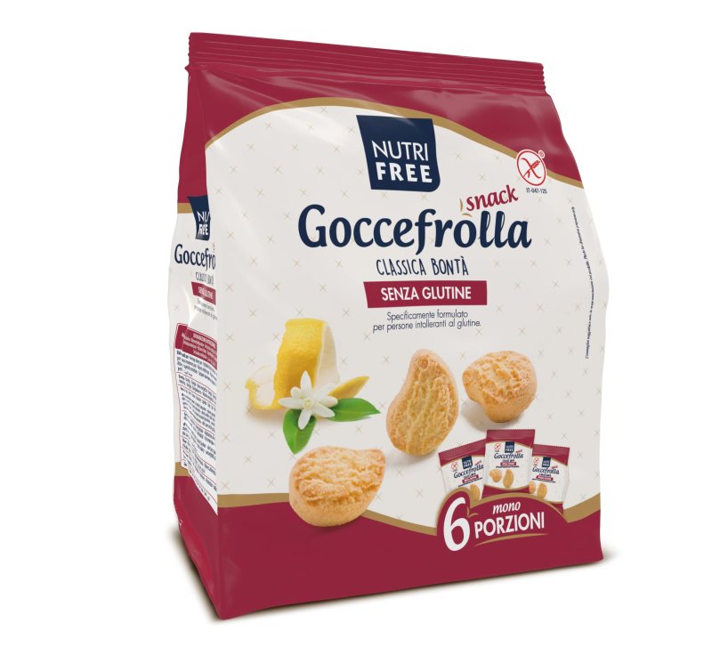 NUTRIFREE citrinų skonio sausainiai be glitimo GOCCEFROLLA, 240 g
