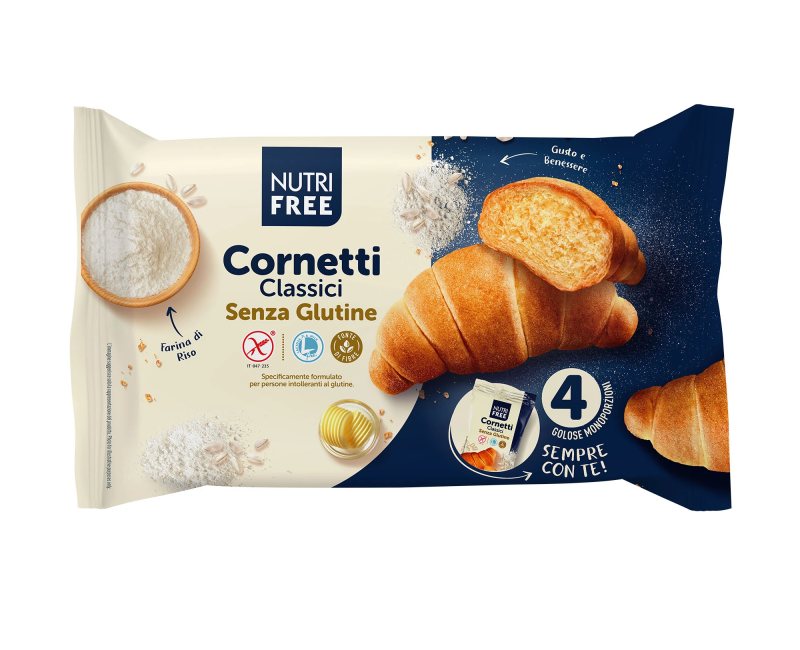 NUTRIFREE CORNETTI CLASSICI - kruasanai be glitimo, 200 g