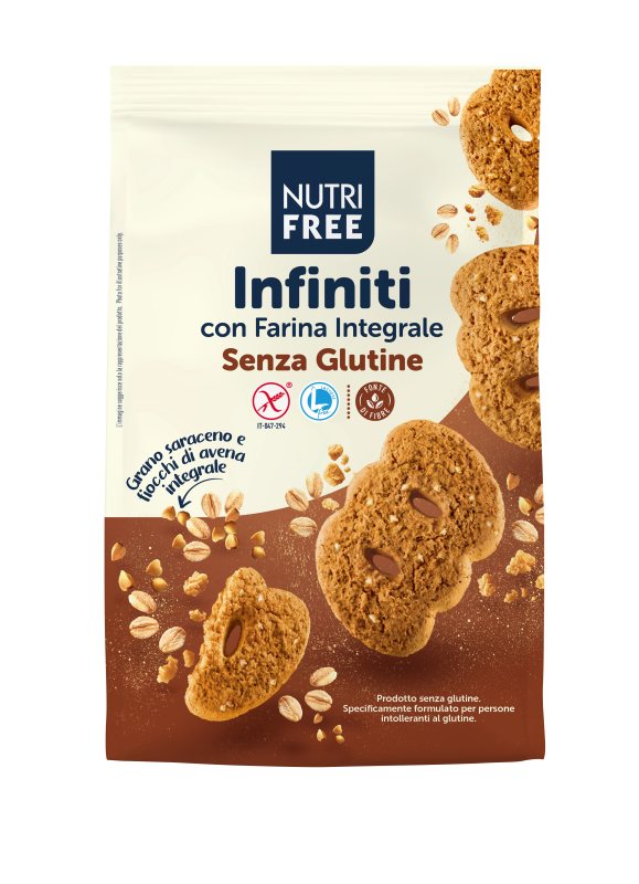 NUTRIFREE INFINITI - sausainiai be glitimo, 250 g
