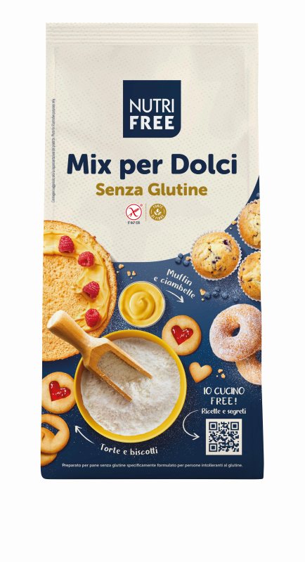 NUTRIFREE MIX PER DOLCI - miltai be glitimo, mišinys kepiniams, 1 kg