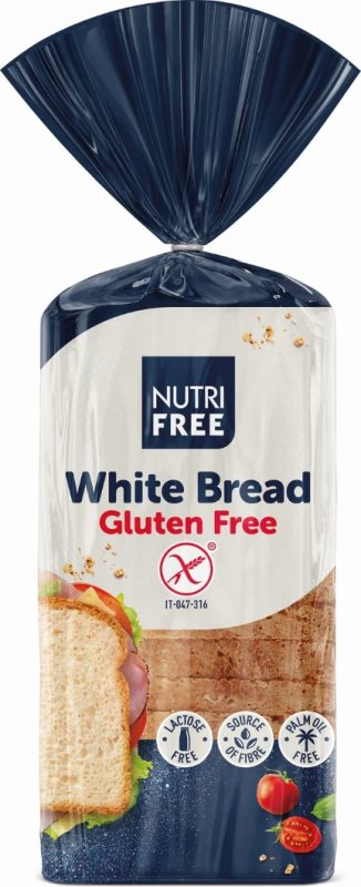 NUTRIFREE PANBAULETTO - balta sumuštinių duona be glitimo, 300 g