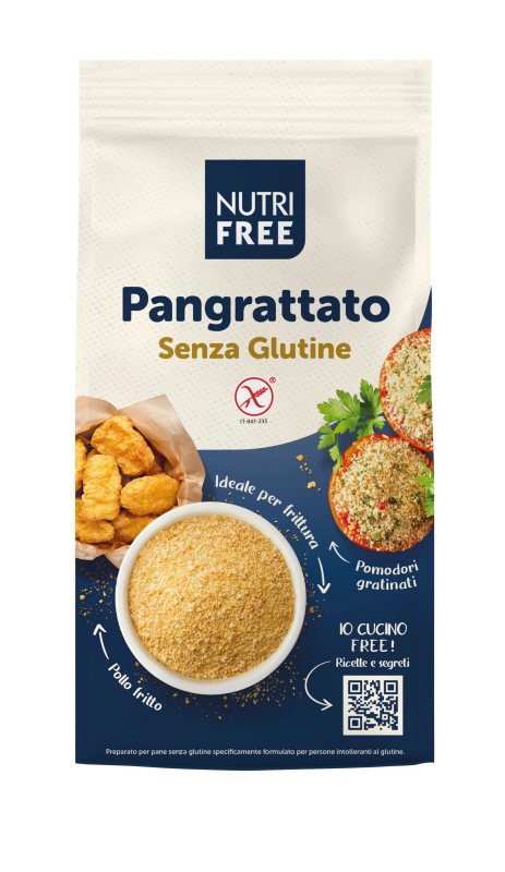 NUTRIFREE PANGRATTATO - džiūvesėliai be glitimo, 500 g