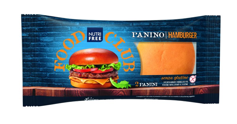 NUTRIFREE PANINO HAMBURGER - bandelės hamburgeriams be glitimo, 180g, 2 x 90 g