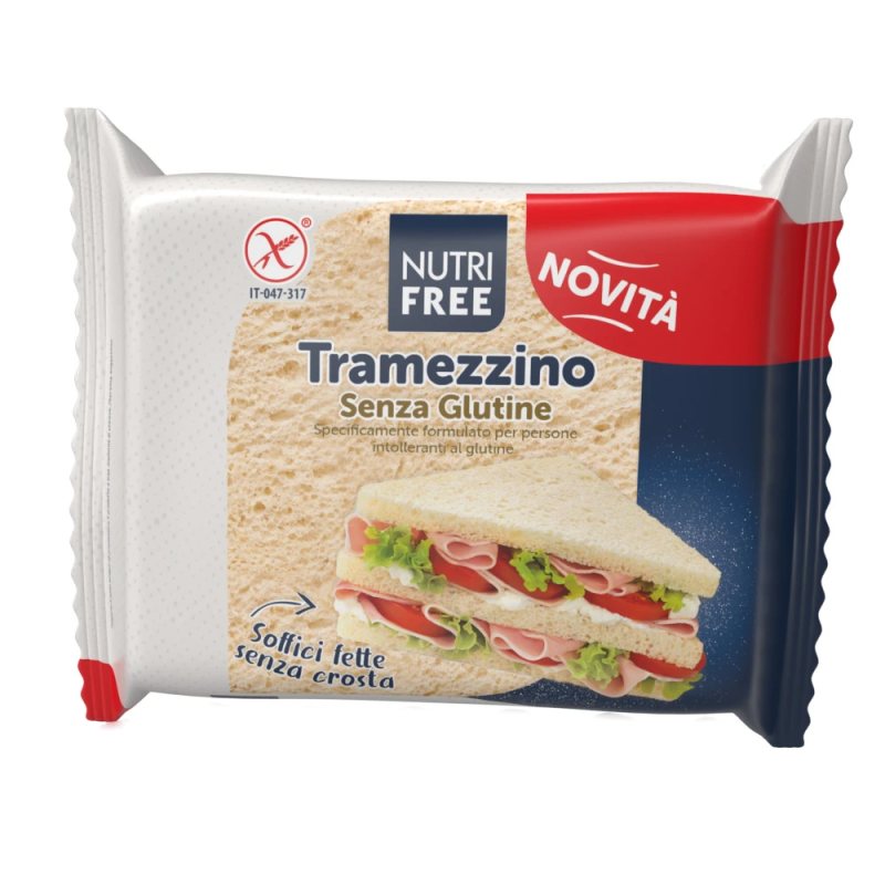 NUTRIFREE TRAMEZZINO - sumuštinių duona be glitimo, 160 g