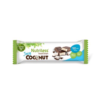NUTRILESS batonėlis su kokoso drožlėmis, 30 g