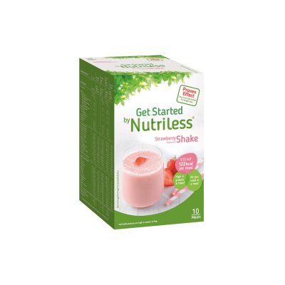 NUTRILESS kokteilis, 10 porc., braškių skonio, 330 ml