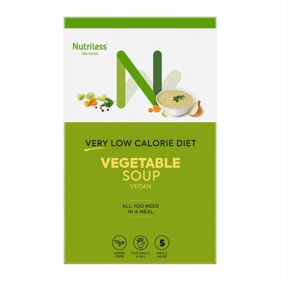 NUTRILESS, kreminė daržovių skonio sriuba, 5 vnt., 33 g
