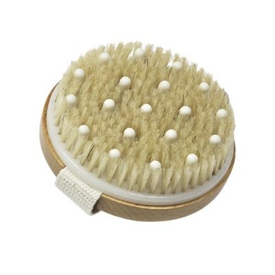 NUUM Anti-Cellulite dry brush detoksikuojantis masažinis kūno šepetys