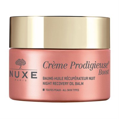 NUXE BOOST CREME PRODIGIEUSE, Naktinis koreguojamasis aliejinis balzamas, 50 ml