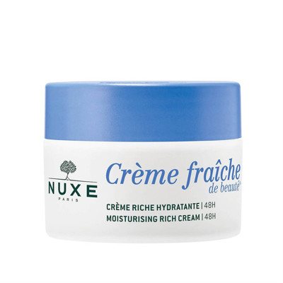 NUXE CREME FRAICHE DE BEAUTE RICH, 48 val. drėkinantis tirštos konsistencijos kremas, 50 ml